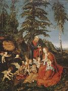 CRANACH, Lucas the Elder Rest on the Flight to Egypt (mk08) oil painting reproduction